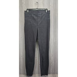 Spanx Stretch Jegging Pants Gray Black Houndstooth Womens‎ Size M